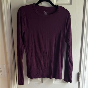 Women's Purple Long Sleeve Top